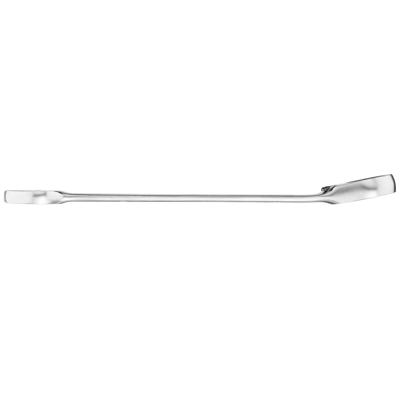STANLEY FMMT13096-0 silver flat pry bar tool side view, photographed on white background.