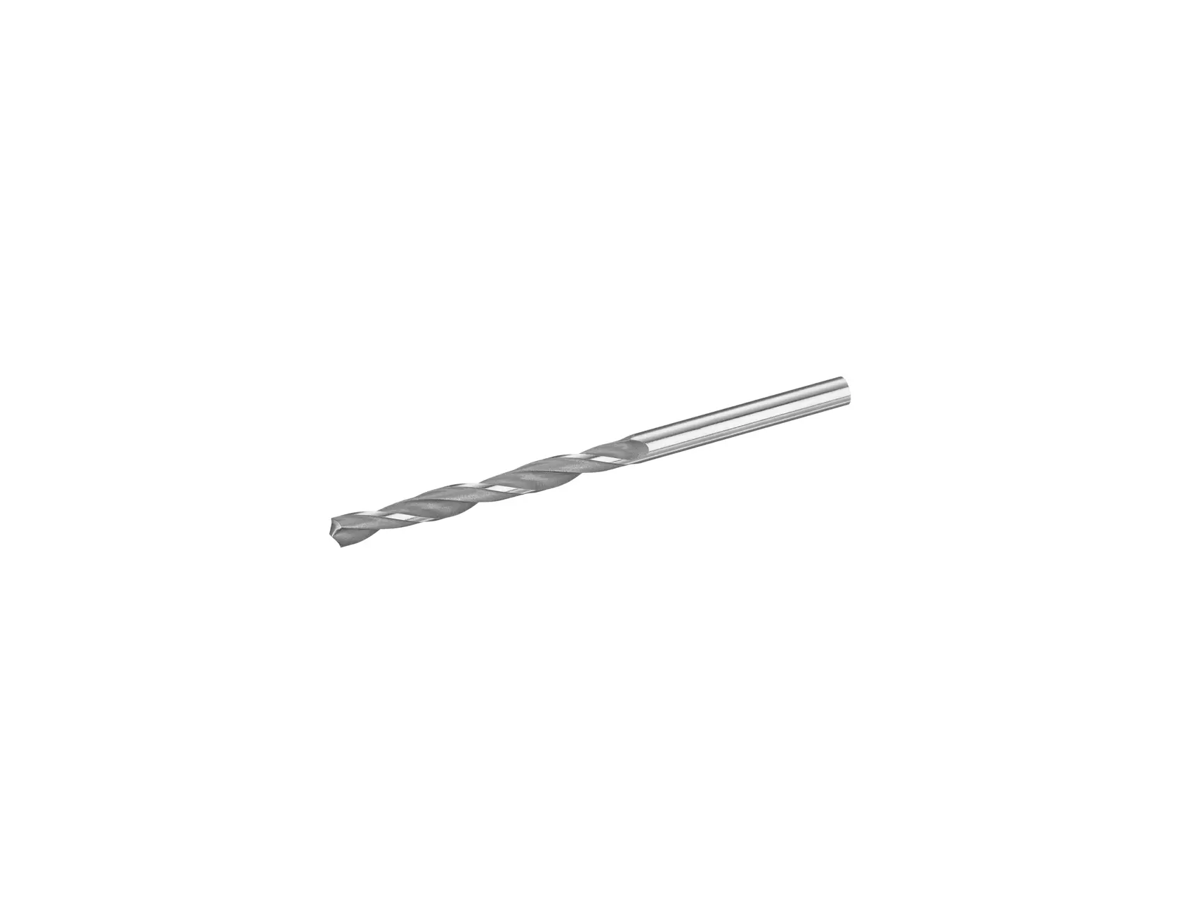 STANLEY STA50708 metal twist drill bit, silver finish, side angle on white background.