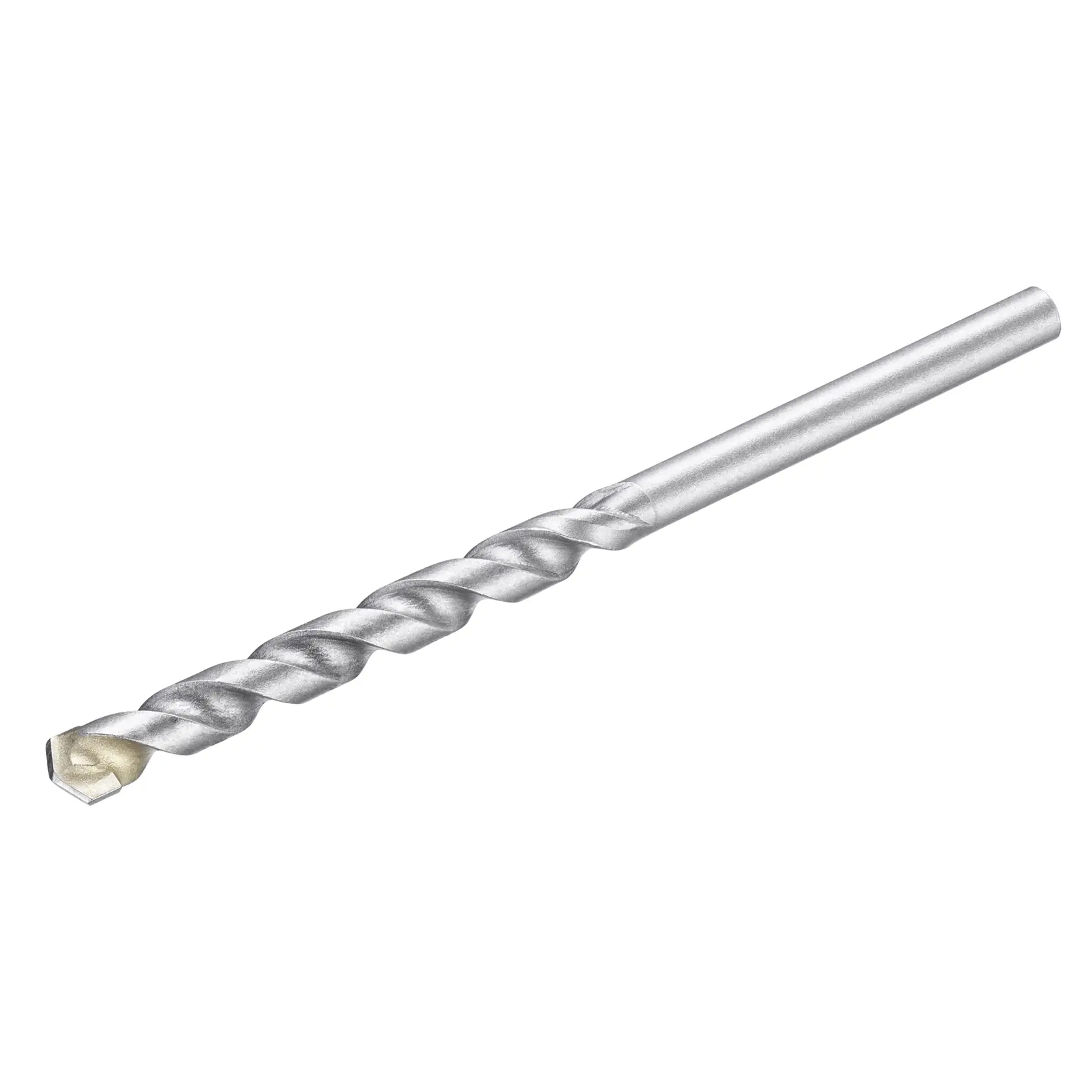 STANLEY STA53110 silver masonry drill bit, side angle, shown on white background.