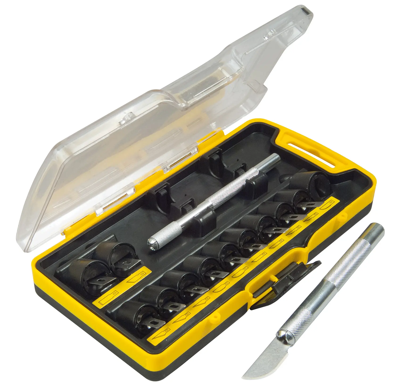 Front angle view of product