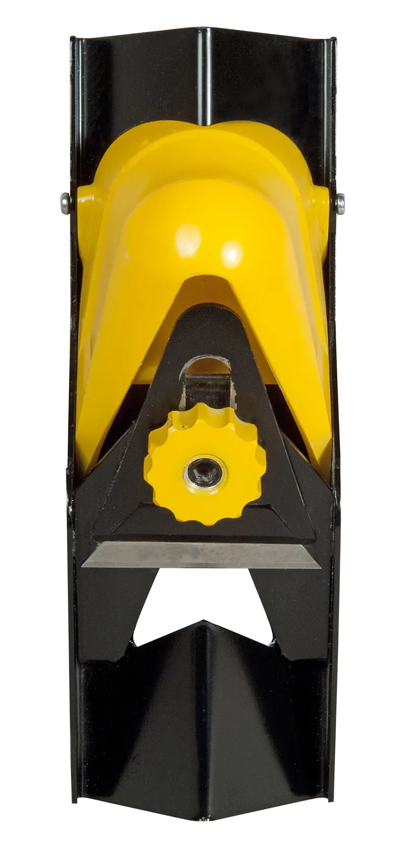 Stanley hand plane with yellow and black design, used for smoothing and shaping wood surfaces.