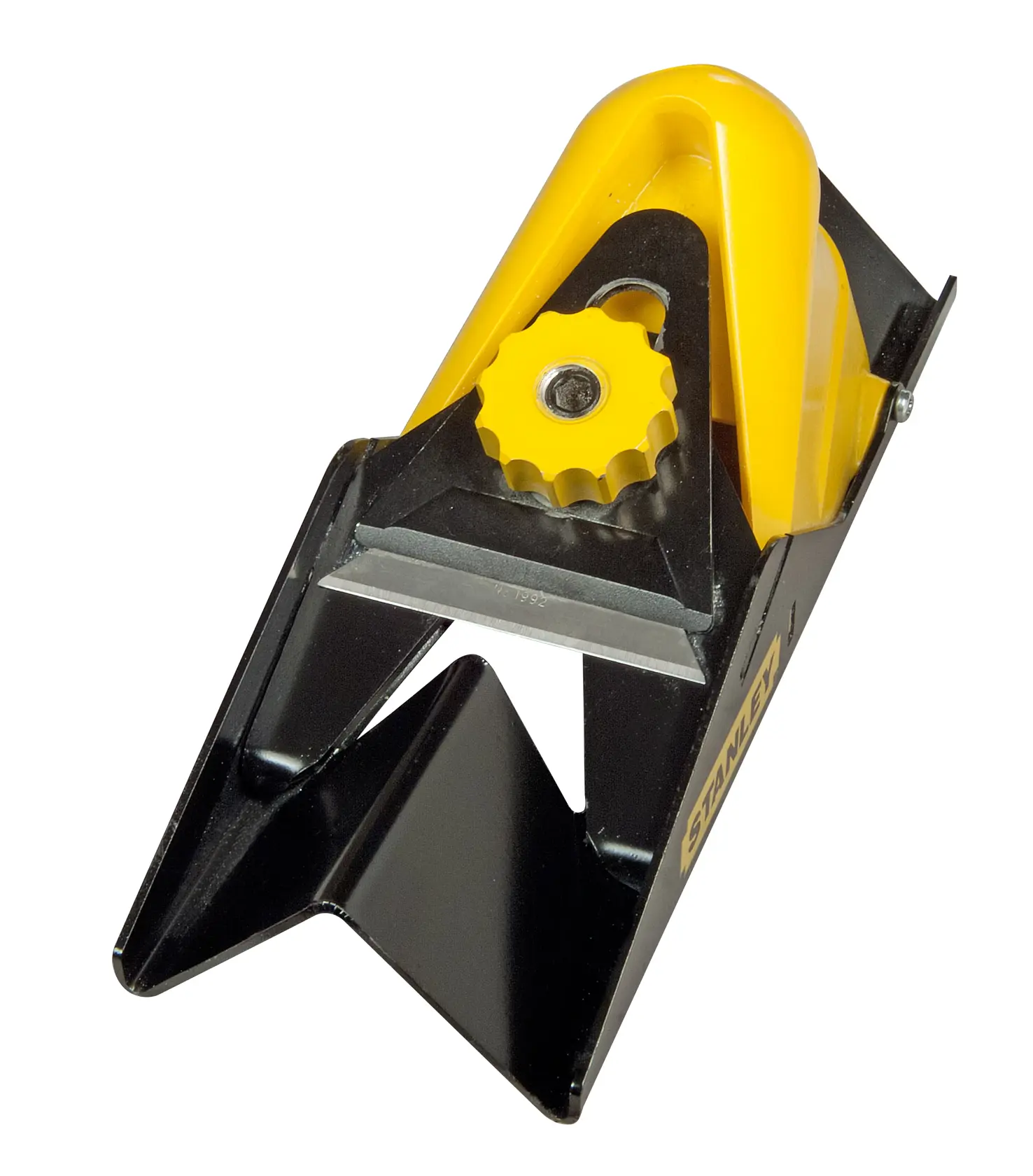 Stanley STHT1-05937 metal and plastic guide tool for cutting plasterboard sheets.