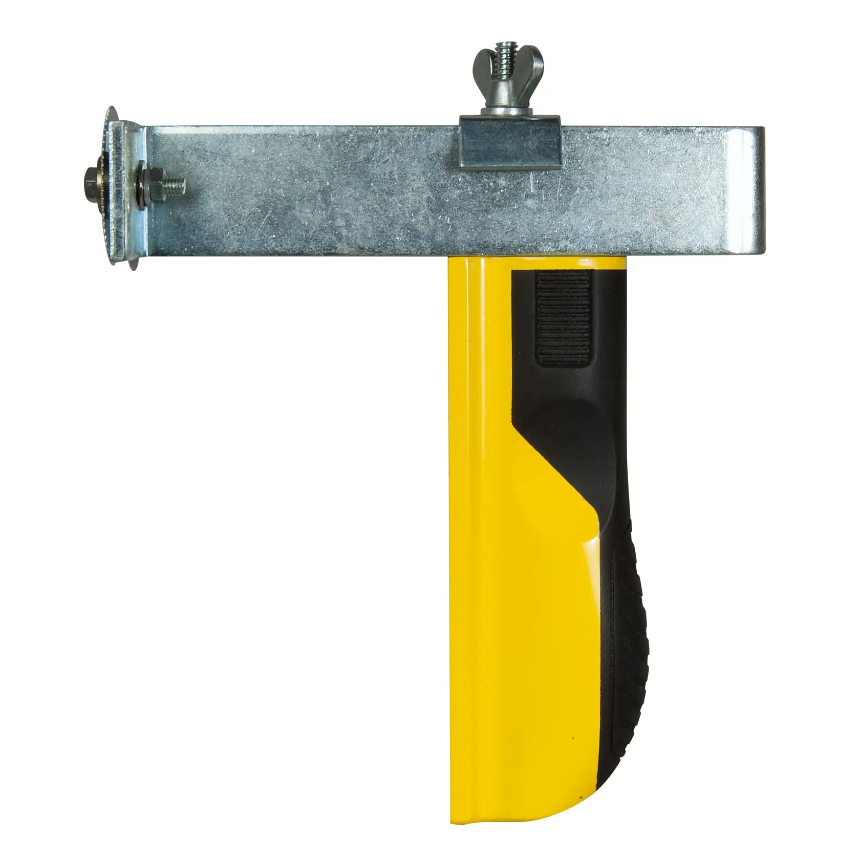 Stanley gelb-schwarzer Anreißmesser mit Metalllineal, zum präzisen Schneiden und Messen.