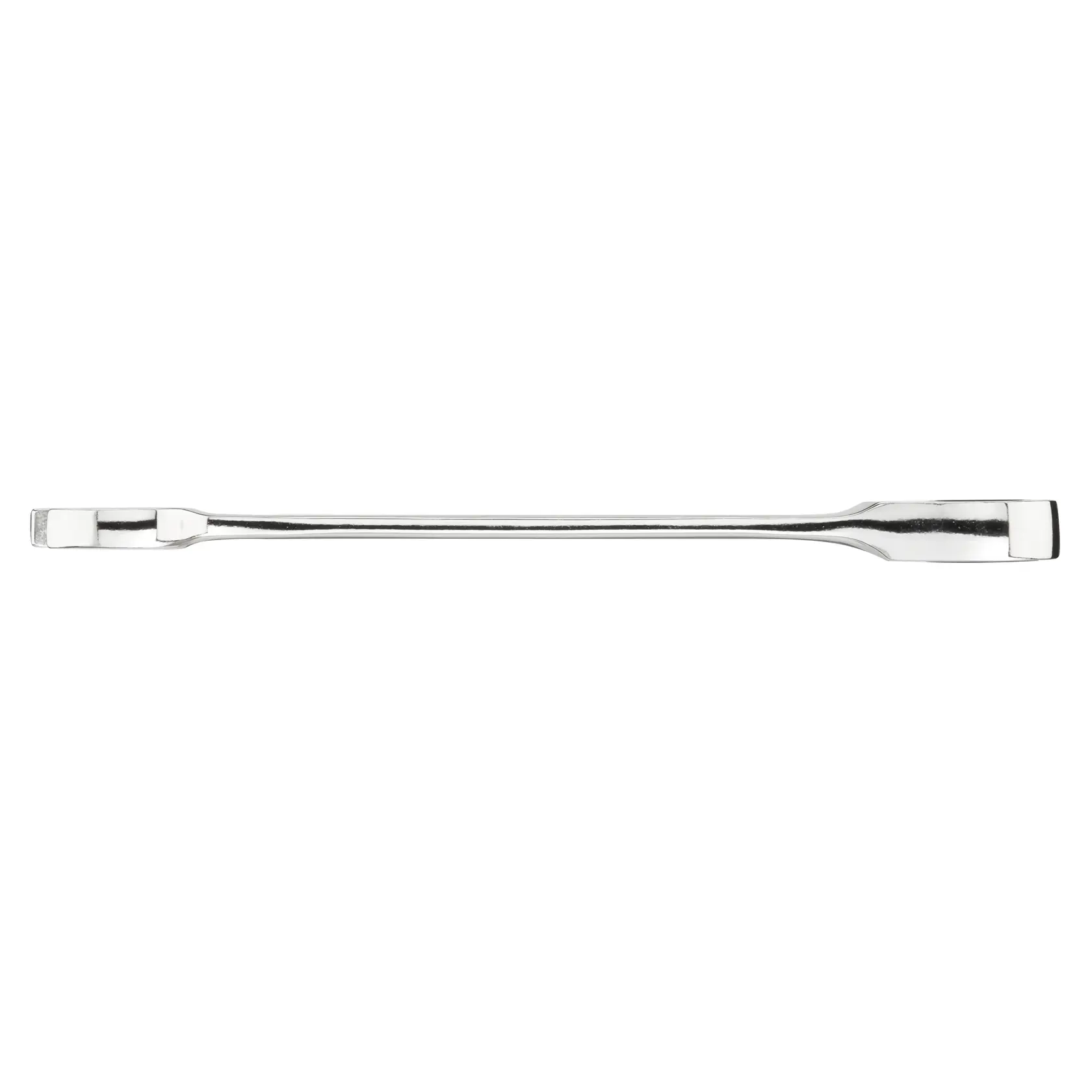 STANLEY STMT89909-0 flat steel pry bar, silver finish, side view on white background.