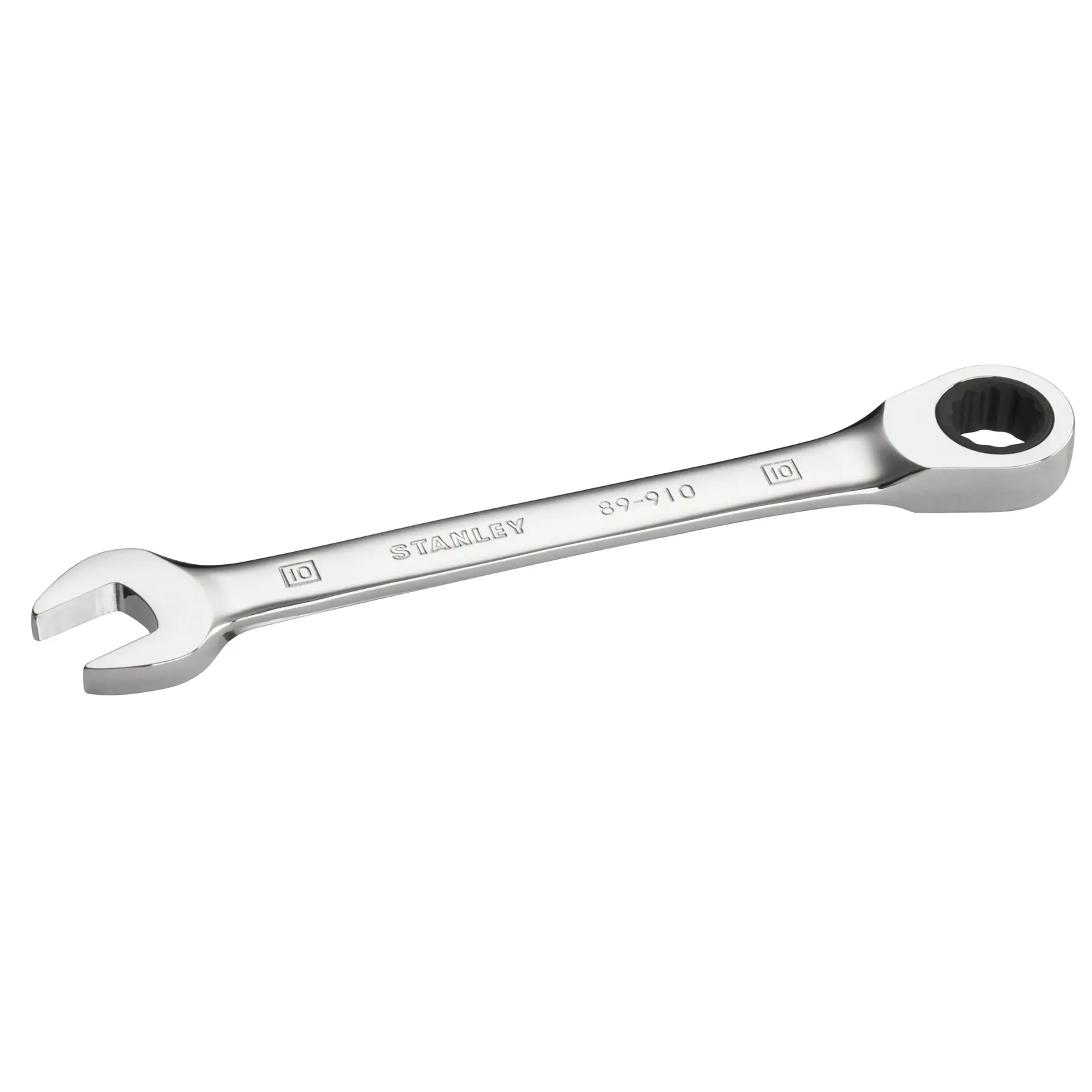 STANLEY STMT89910-0 combination wrench, chrome finish, product photo angled on white background.