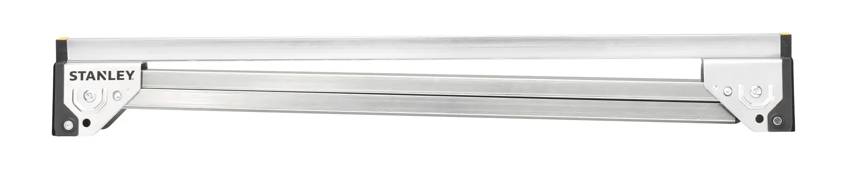 STANLEY STST81337-1 Aluminium-Führungsschiene, Draufsicht, silbernes Finish.